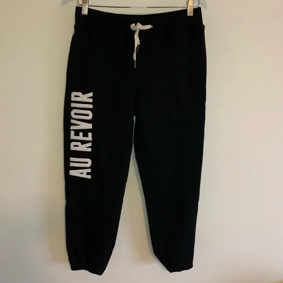 n:philanthropy Au Revoir Black Night Joggers, M